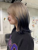 イー(Ii) ネイビーグラデーションカラー