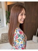 零秒女髪 千里丘店&nbsp;髪質改善で叶える上品な艶ロングストレート艶髪美髪艶カラー艶感