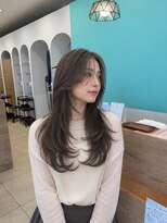 アース 熊本嘉島店(HAIR&MAKE EARTH)&nbsp;レイヤーカット×ブリーチカラー