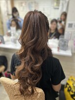 レインボー 心斎橋(RAINBOW)&nbsp;ハイポニーハーフアップ