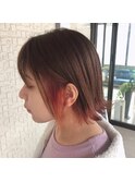 アプリコットオレンジ×ヌーディーベージュ