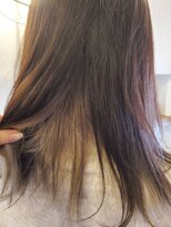 ヘアーショップ あると(Hair Shop)&nbsp;インナーカラー☆アッシュブルー×ミルクティーアッシュ