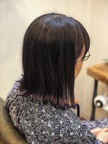 ランズヘアー(LAND’S HAIR) パープル外ハネ