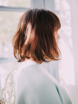 ブロッサム ひばりヶ丘(Blossom) ミストバング/無造作/ウェーブ/グレージュ/デジタルパーマ