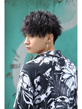 リップス 仙台ロフト(LIPPS) 【波巻パーマ】前下がりマッシュ