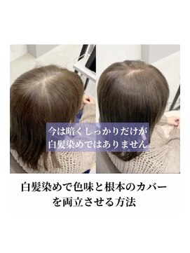 ダル 渋谷/表参道(DAL.) 明るい白髪染め