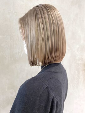アルバム 渋谷パルコ(ALBUM) ベージュボブ_グレージュカラーボブウルフ_ba371801