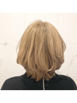 レイドバック(LAID BACK) 【代官山美容室】春色ショートボブ☆