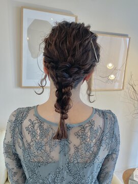 ラヴィズム 松崎店(LUVISM) お呼ばれヘア < 編みおろしアレンジ >