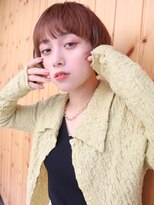 ブゾン(buZon)&nbsp;【buZon ブゾン】マッシュショート×ハニーベージュカラー