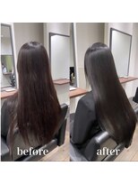 パトゥ 京都四条烏丸(patou)&nbsp;美髪縮毛矯正&髪質改善カラーで艶髪に