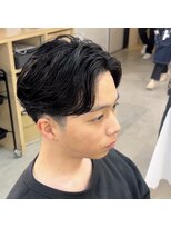 ニコフクオカヘアーメイク(NIKO Fukuoka Hair Make)&nbsp;「NIKO」大人ナチュラルセンターパートパーマ　福岡天神