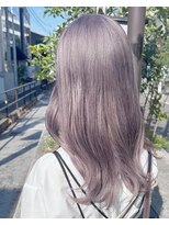 イメチェン/レッドブラウン/フルバング/似合わせカット/渋谷駅