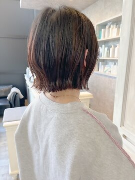 キャアリー(Caary) 福山人気韓国ボブ顔周り前髪カット外ハネ髪質改善トリートメント