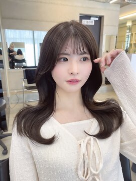 アリュウル 表参道(ALLURE) 流れるお顔周り くびれ巻き グレージュ 学割U24