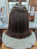 TJ天気予報 5コ 天白店&nbsp;「ビフォーアフターあり」外はねミディアム「縮毛矯正」