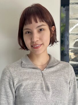 ジョニアンドロージ(Joni & Rougy) オレンジカラーミニボブ