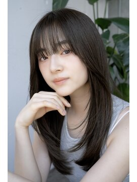 エインアンリー 明治神宮前(AIN.ANLY.) レイヤーカット/顔まわりレイヤー/顔まわりカット/前髪カット