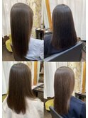縮毛矯正　ツヤ髪　デジタルパーマ　髪質改善　トリートメント