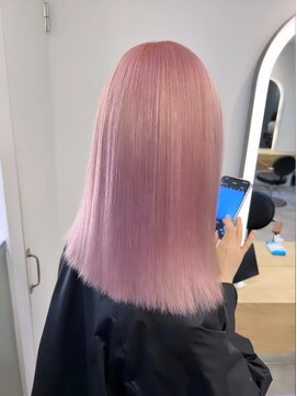 ジーナ 船橋(Zina) 髪質改善＊くびレイヤーピンクベージュ＊美髪【Zina船橋】