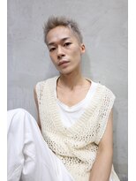 リアイス(Re:ICE) ホワイトシルバーハイトーンベリーショートスパイキーヘア