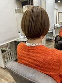 【バックスタイルが綺麗な大人ショート】