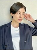黒髪小顔ハンサムショート☆