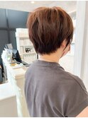 福山Caary20代30代40代50代60代ショートヘア小顔補正立体カット