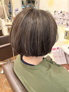 ラ ブリエ 成田公津の杜(La briller) ボブ×くすみベージュハイライト