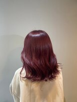 ニュイ 高槻 阪急茨木店(nui)&nbsp;黒髪ボブルフネビージュ小顔ワンレンスペインカール