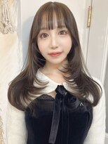 シンク オモテサンドウ(sync omotesando) グレージュカラー/アッシュグレージュ/レイヤーカット/韓国ヘア