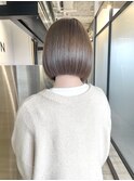 ブリーチなしオリーブベージュ × ボブ × 髪質改善 #306