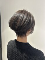 リュネッツ あざみ野店(lunettes)&nbsp;【白髪ぼかし】ハイライトベージュ×くびれショートボブ