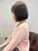 エミス バイ メルト 吉祥寺(emis by melt)&nbsp;【吉田江梨】アースカラーボブナチュラルアッシュ縮毛矯正