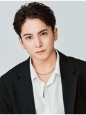 men's/メンズ/ブルーブラック/フェザーパーマ/サーフカール/池袋