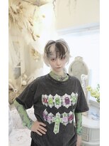 アルモワール(Armoire)&nbsp;ホワイト/ブラック/ブロンド/デザインカラー/ケアブリーチ