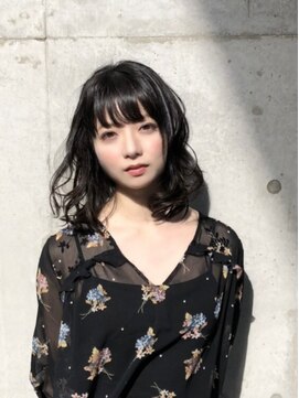 ボヌール 銀座並木通り店(Bonheur) 女性らしいフェミニンパーマスタイル