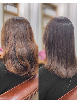 テネール(TENELE) ミディアムヘア【20代　30代　40代　50代　赤坂　　髪質改善】