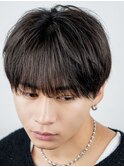シースルーラウンドマッシュニュアンスフェザーパーマ