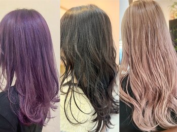 シンミ(SHinmi)の写真/髪の芯から修復！カラーやパーマでの同時施術でもちがよくなる☆髪の芯から潤い、艶めく仕上がりに。