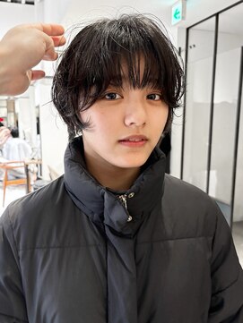 暗めカラー/韓国風巻き/レイヤーカット/髪質改善/縮毛矯正/銀座