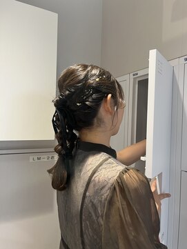 編み下ろしアレンジ♪