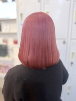 セブンルックス モカ 宇都宮鶴田店(7LOOKS mocha)&nbsp;ブリーチありピンクカラー♪/ブリーチオンカラー/ピンク/