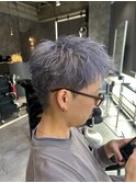 ブルーグレーアップバング