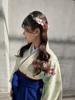 エムタニグチミュー(MTANIGUCHI Mieux)&nbsp;卒業式/袴着付け/卒業式ヘア/ヘアセット/ハーフアップ