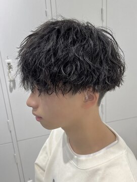 ボンドストーリーホワイト(BondStory White) 【Men‘s】縦落ちスパイラルパーマ 【東出】