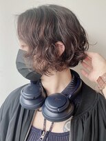 モリオフロムロンドン 原宿本店(morio from London) 【morio原宿】前下がりニュアンスパーマ