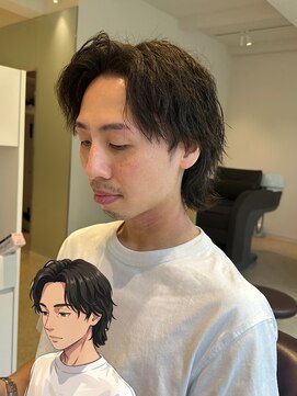 オム グランド(HOMME GRAND) 【藤田翔吾】センターパートウルフ