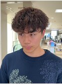 ニュアンスパーマメンズパーマメンズ毛流れパーマフェザーパーマ
