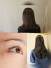 【まつ毛+ヘア両方できます♪】まつ毛パーマ+カット+カラー￥15400～